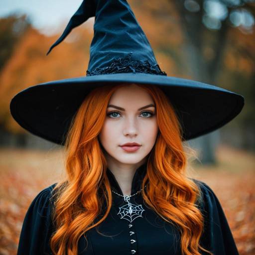 Enchanting Halloween Witch Portrait