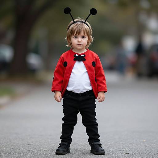 Toddler Ladybug Cosplay Portrait