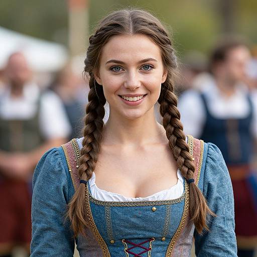 Renaissance Fair Maiden Portrait