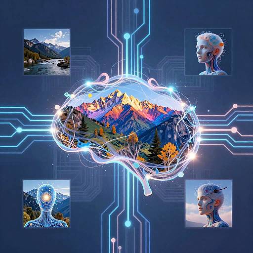 Ethereal AI Neural Network Art