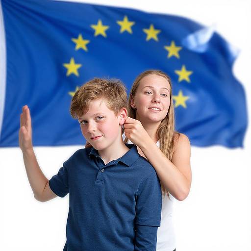 Sanna Marin Scolding Putin with EU Flag