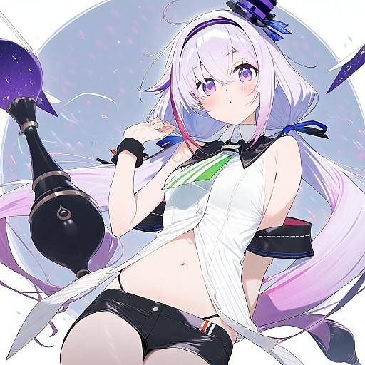 Illustration of Carro pino, .live in the style of Hayashi kewi