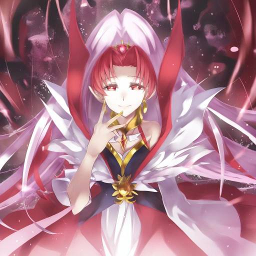 Illustration of Akagi towa, go! princess precure in the style of Satomi (black scarecrow)