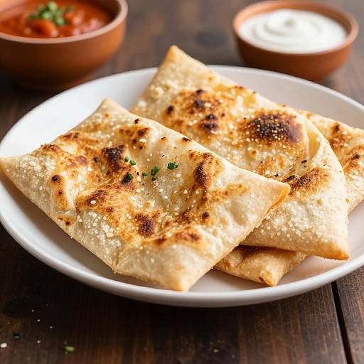 Delicious Chana Puris at Standard Burfee