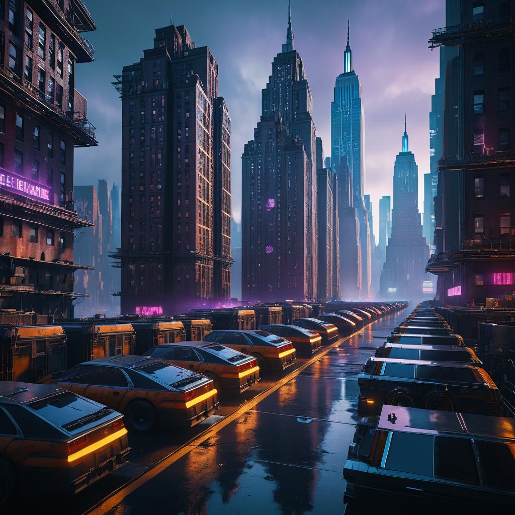 Cinematic Dystopian New York City in 8K