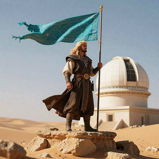 Desert Nomad Sorcerer atop Observatory Ruins