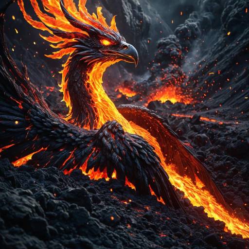 Molten Phoenix Amidst Volcanic Ashes Molten Phoenix Amidst Volcanic Ashes