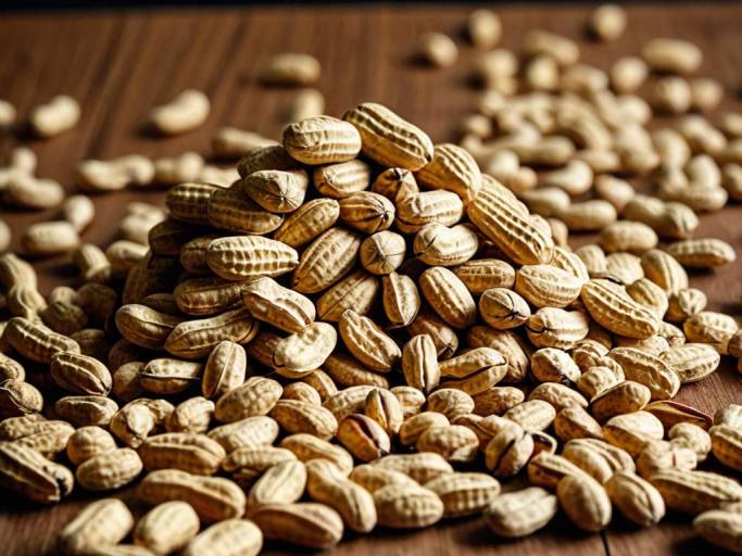 Pile of Peanuts in Shells