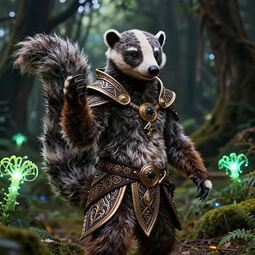 Mystical Anthropomorphic Anteater Costume