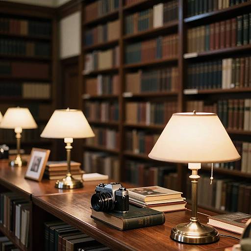 Timeless Elegance of Retro Library Lamps