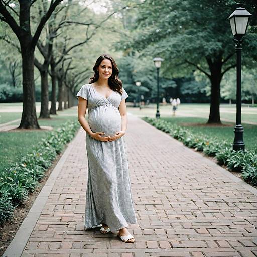 Elegant Outdoor Maternity Photoshoot