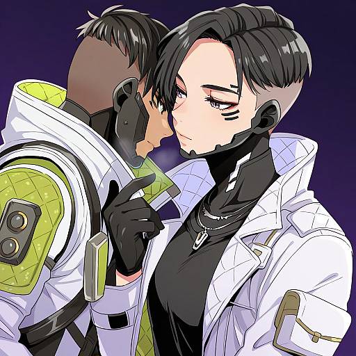 Illustration of Crypto (apex legends), apex legends in the style of Sukoyaka (100hituzi)