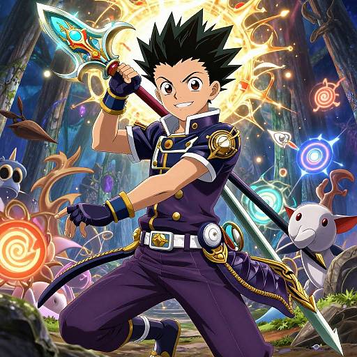 Fantasy Hunter x Hunter Girl Warrior