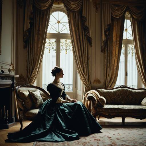 Noblewoman in Historic Interior