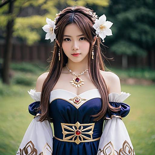 Enchanting Chongyun Cosplay Portrait