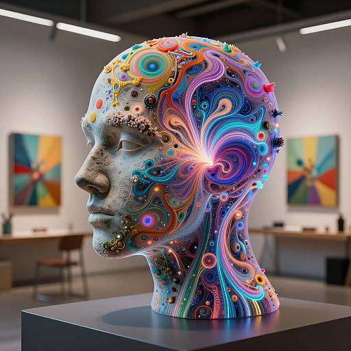 Neural Network Abstract Art Visualization