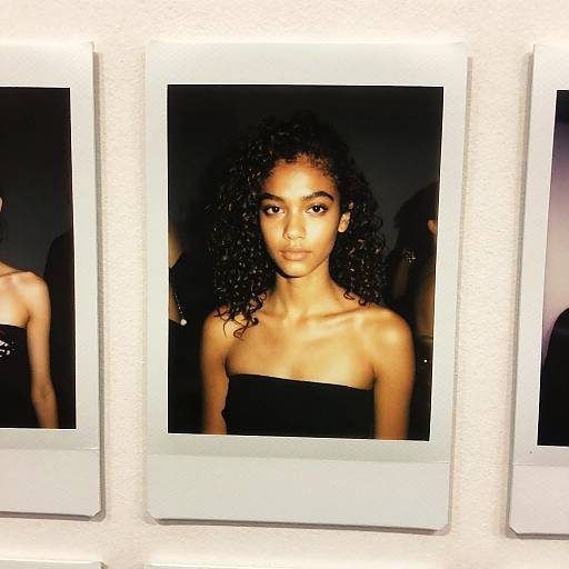 Polaroid Portrait: Radiant Backstage Model