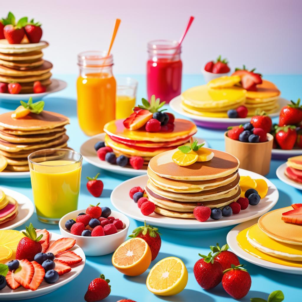 Vibrant Breakfast Spread Photography