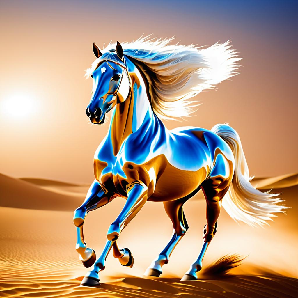 Majestic Arabian Horse: Champion of the Desert