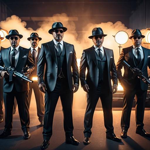 Cinematic Mafia Portraits with Realism