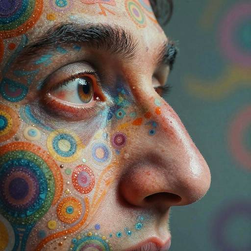 Surreal Vibrant Gonzo Nose Art