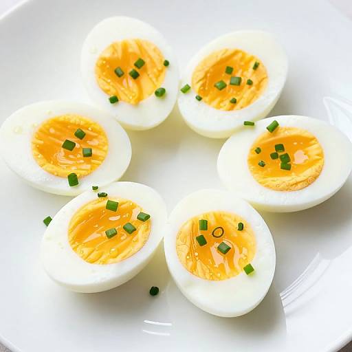 Artful Soft-Boiled Eggs with Chives