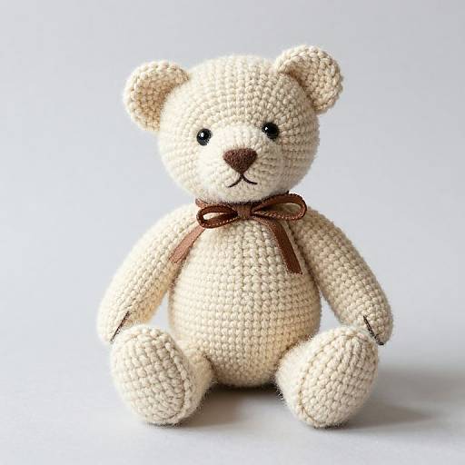 Handwoven Teddy Bear for Kinderkamer