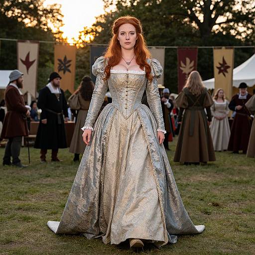 Tudor Princess in Historical Festival