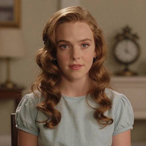 Young Lindsay Lohan Vintage Portrait