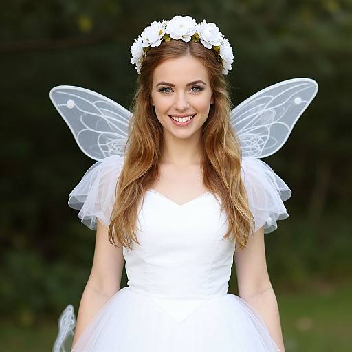Woman in Tooth Fairy Costume