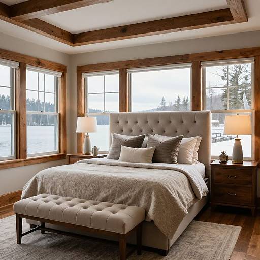 Cozy Winter Master Bedroom Retreat