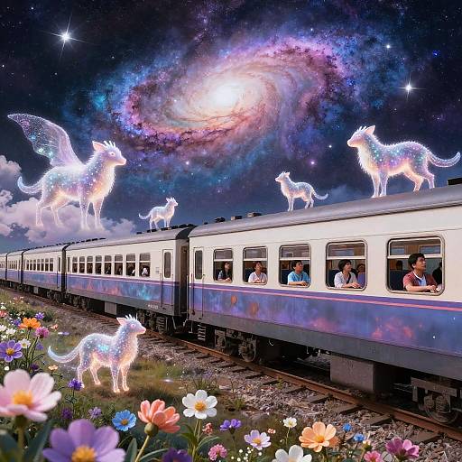 Cosmic Train: A Journey Through Wonder