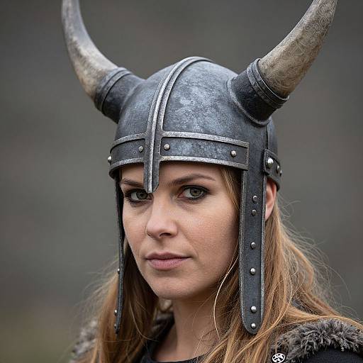 Close-Up Woman Viking Vixen