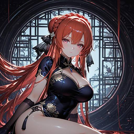 Illustration of Monarch (azur lane), azur lane in the style of Sasaki tomomi