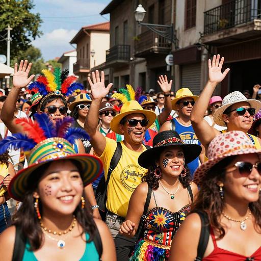 Vibrant Outdoor Festival Celebration