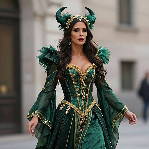 Empowered Woman in Caliban Costume