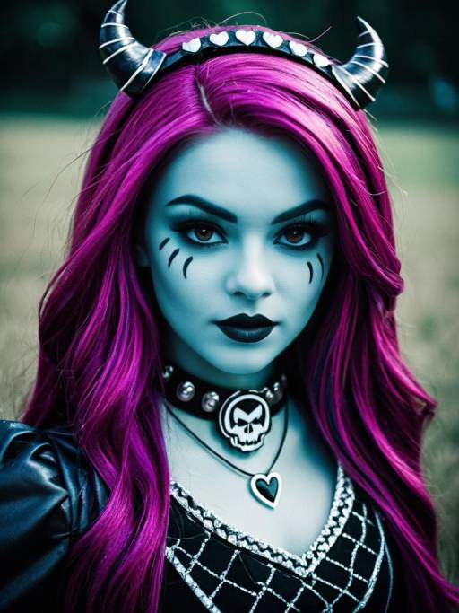 Cinematic Portrait of Monster High Cosplay