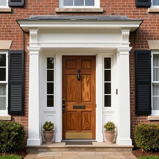 Grand Front Doors of Carhart Mansion