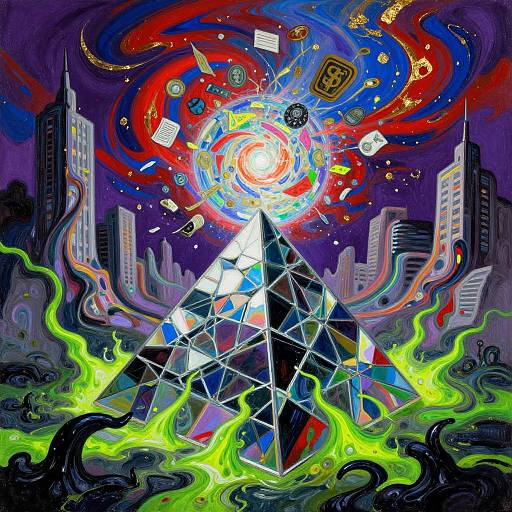 Surreal Fusion of Corrupt Power