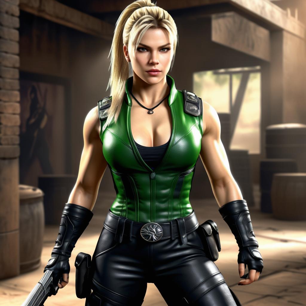 Photorealistic Sonya Blade Portrait