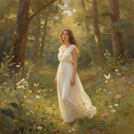 Serene Portrait of Cleo in Nature