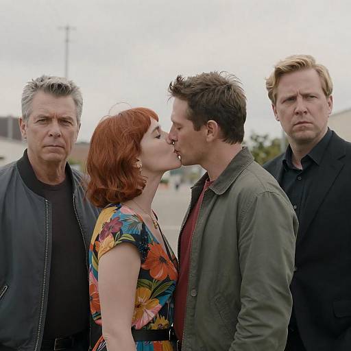 Urban Portrait of Four Diverse Individuals