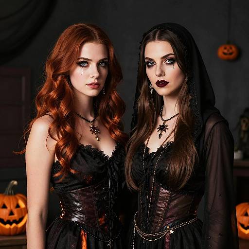 Hyper-Realistic Halloween Gypsy Portrait