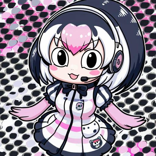 Illustration of African penguin (kemono friends), kemono friends in the style of Shirotsumekusa