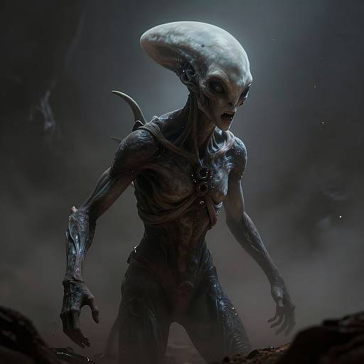 Dystopian Martian Alien Attack