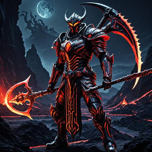 Alien Warlord in Bio-Mechanical Armor