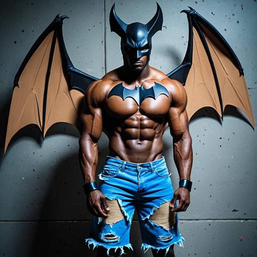 Muscular ManBat Cosplay Costume Design
