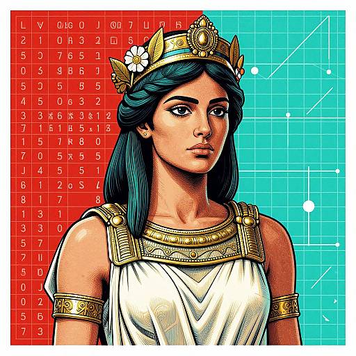 Ancient Greek Woman Meets Digital Future