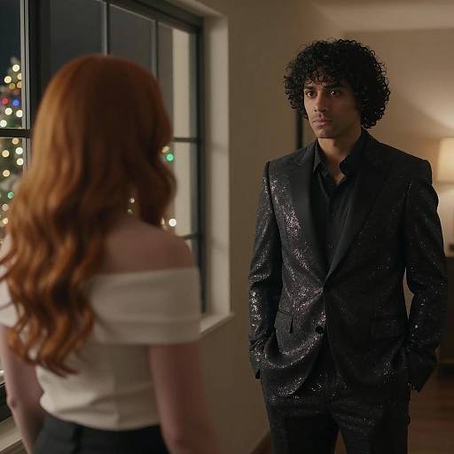 Mystery in a Dimly Lit Hallway