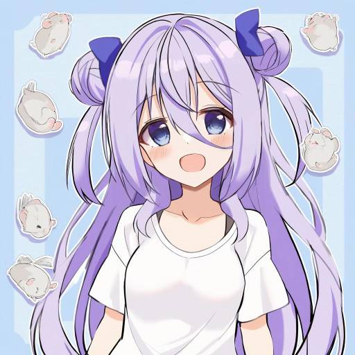 Illustration of Amamiya shizuku (hizuki yayoi), original in the style of Ohta yuichi